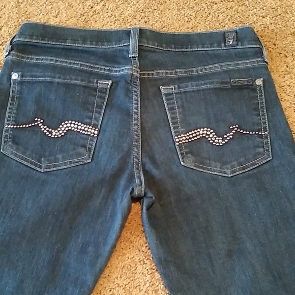 7 for all mankind jeans. size 27. Bootcut. - Picture 4 of 6